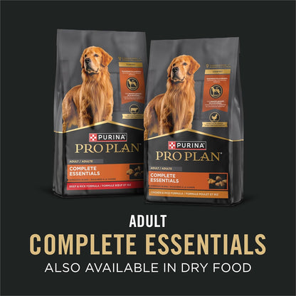 Complete Essentials, Beef and Vegetables Entree in Wet Dog Food Gravy - (Pack of 12) 13 Oz. Cans