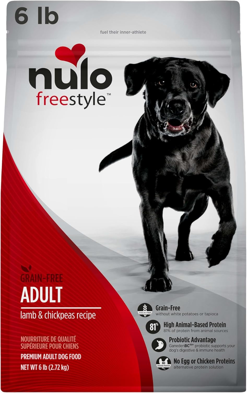 Freestyle Adult Dog Food, Premium All Natural Grain-Free Dry Small Kibble Dog Food, with BC30 Probiotic for Healthy Digestion, and High Animal-Based Protein with No Chicken or Egg Alternatives