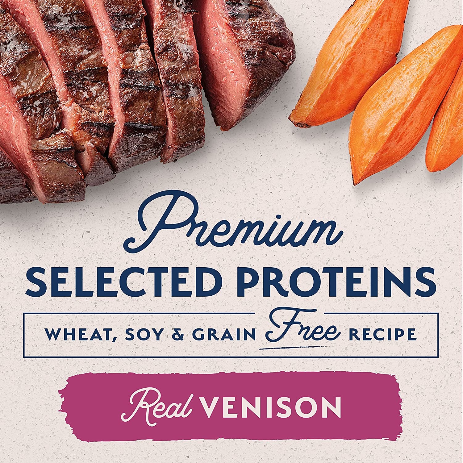 Limited Ingredient Adult Grain-Free Dry Dog Food, Reserve Sweet Potato & Venison Recipe, 4 Pound (Pack of 1)